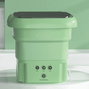 XTMPMY Blue Ray Portable Compact and Convenient Washing Machine Dryer Combo with Drain Basket \u0026 Folding Pipe Mini Integrated Underwear Washer for Camping RV Travel - Efficient Laundry So